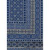 Ajrak Cotton Chadar - Blue - Image 2