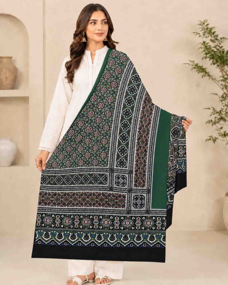 Ajrak Fancy Multicolored  Chadar