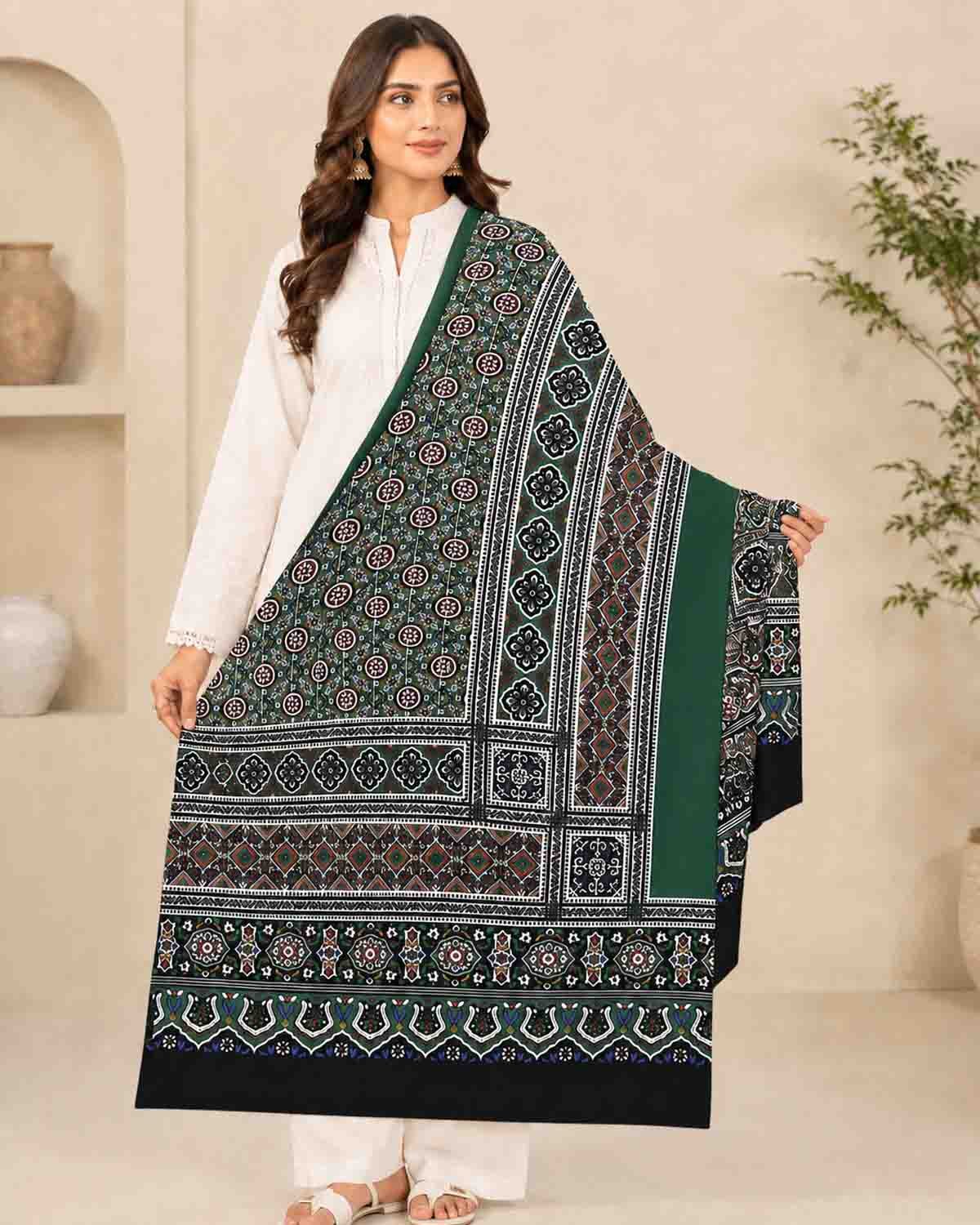 Ajrak Fancy Multicolored Chadar