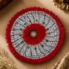 Handcrafted Mirror & Tassel Decorative Plate