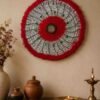 Handcrafted Mirror & Tassel Decorative Plate - Image 2