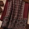 Maroon Classic Ajrak-Large - Image 2