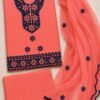 Appliqué Work Cotton 3-Piece Suit - Image 3