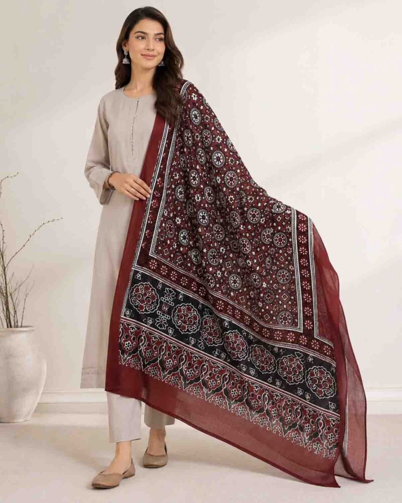 Ajrak Dupatta