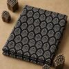 Hand Block Printed Shirt- Black - Image 2