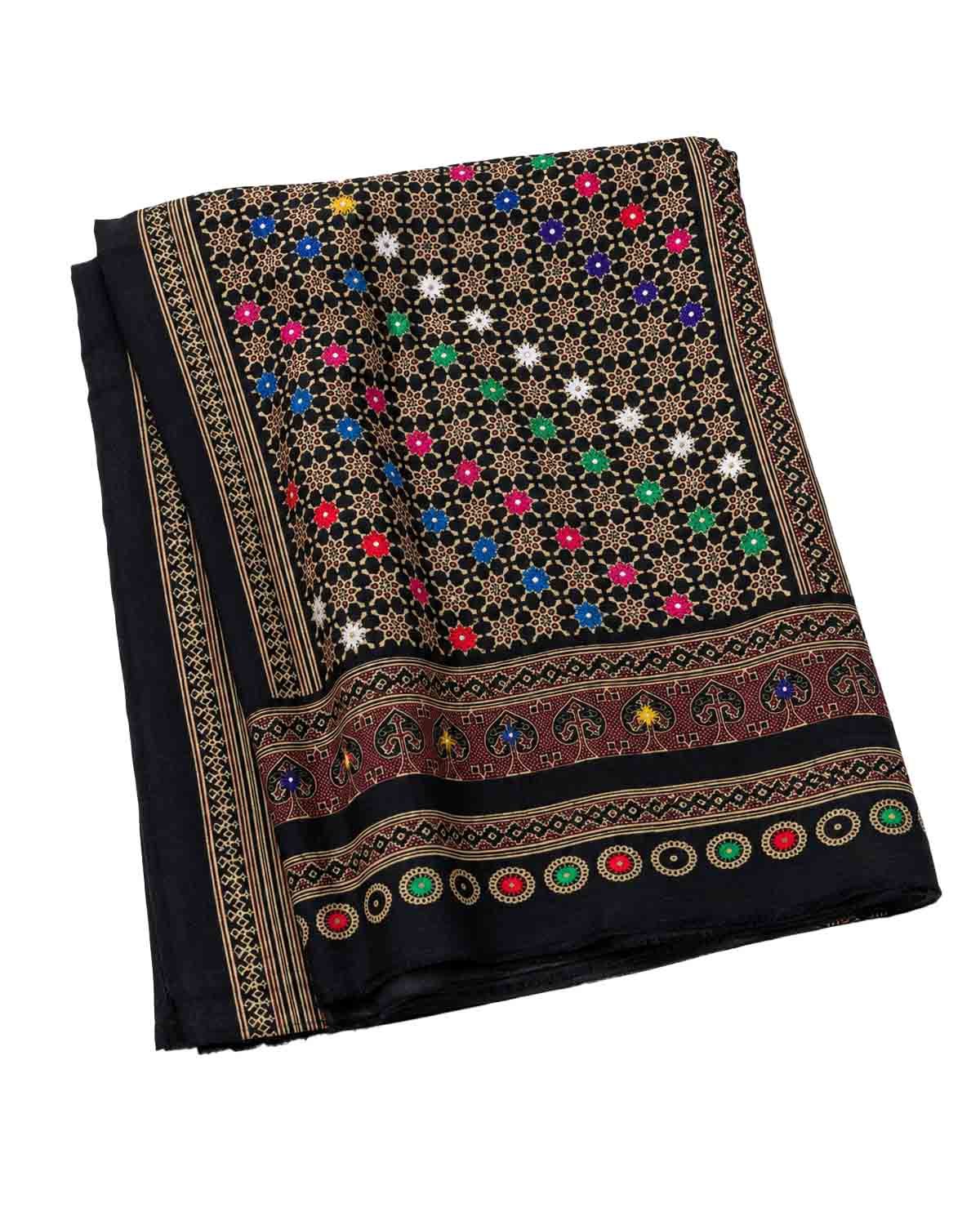 Hand-Embroidered Malir Ajrak - Image 2