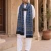 Ajrak For Men - Blue - Image 2